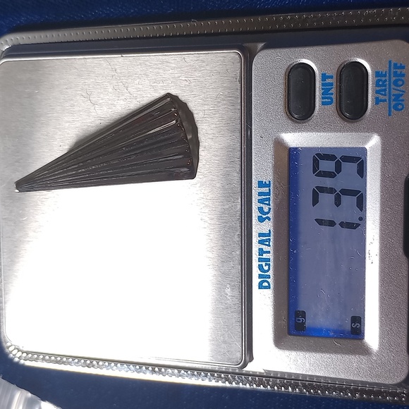 Vintage Sterling Silver Fan-Shaped Stud Earrings - Picture 9 of 13